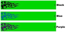 White Water Archery Tribal Flames Fluorescent Neon Green Arrow Wraps 15 Pc Pack