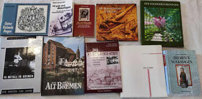 Bremen Bücherkonvolut über die Stadt Bremen Böttcherstraße Rhododendronpark