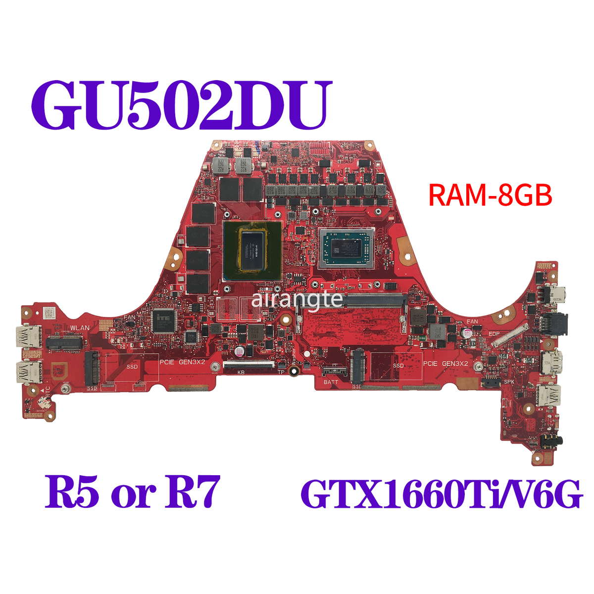 世界のASUS GL502メモリ24GB　SSD240G＋HDD500GB新品バッテリー Motherboard For Asus ROG Zephyrus G GU502D GA502 GA502DU GX502DU