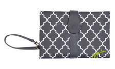 JJ Cole Infant Changing Clutch Foldable Mat Grey Gray Stone Arbor Color