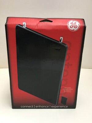 GE  Flat Panel HDTV Antenna - Free Digital Channels Removable Dipoles Enhance