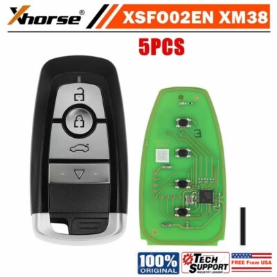 5x Xhorse XSFO02EN XM38 Series Universal Smart Key For Mutiple Key Blank Type