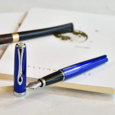 Diplomat Excellence A2 Fountain Pen - Skyline Blue