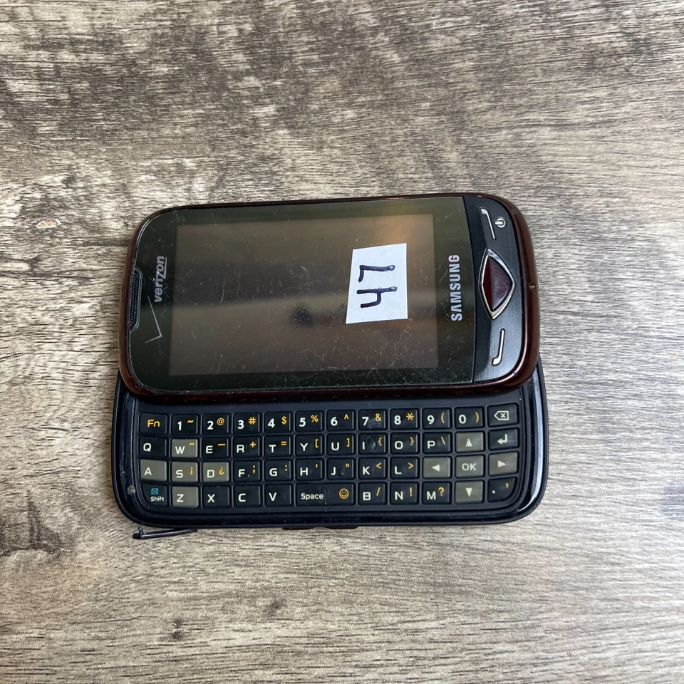 Samsung SCH-U820 Black Bluetooth Touchscreen 3.2MP Slide Out keyboard Smartphone - Image 2 of 4