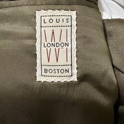 Louis Boston Mens 42R Tweed Plaid Houndstooth 100% Wool English Blazer Jacket - Picture 10 of 14
