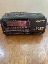 Weather Band Clock Radio Instant Weather Soundesign (3665BLK) Tested Works Am Fm