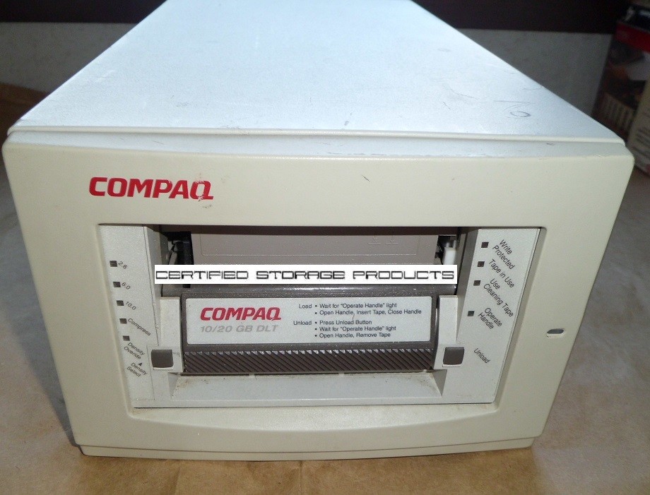 Compaq DLT2000 10/20 GB DLT EXT SE SCSI TAPE DRIVE TH4AA Compaq DLT2000 10/20 GB DLT EXT SE SCSI TAPE DRIVE TH4AA