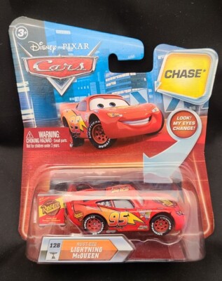 Pixar Cars • CHASE Rust-Eze Lightning McQueen with Can • 2009 Mattel ...