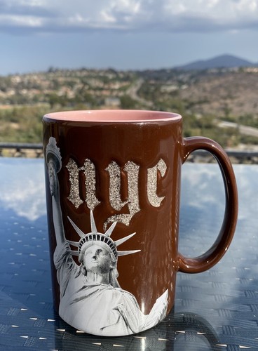 New York City Statue Of Liberty Mug Large Coffee Cup Not Starbucks Ebay