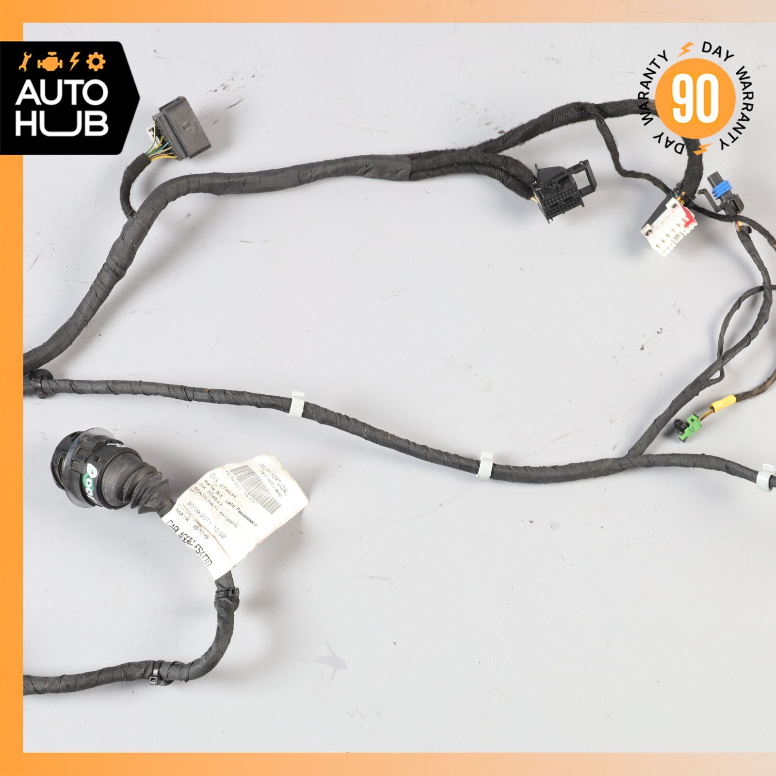 11-14 Maserati GranTurismo S M145 Door Harness Front Right Side OEM
