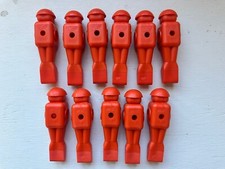 Dynamo Orange Foosball Men Players - Set of 11 New Old Stock