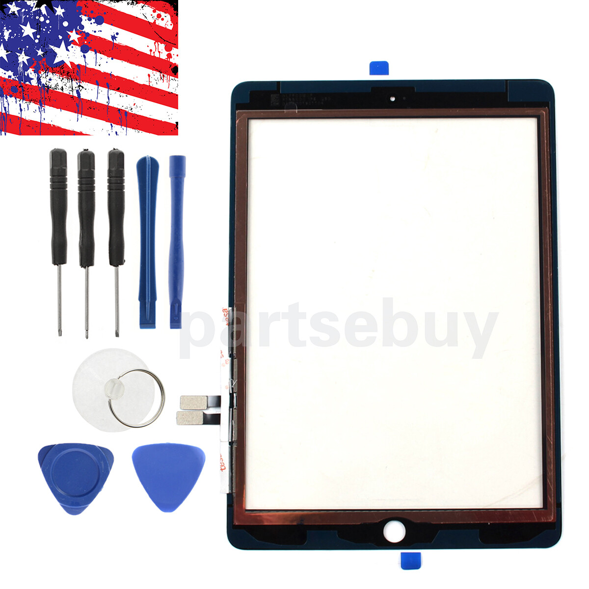 For iPad 6 6th Gen A1893 A1954 Touch Screen Digitizer Replacement+
