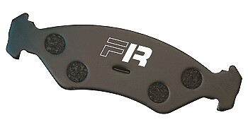 Almohadillas delanteras de diamante negro para BMW Serie 3 E90/E91 330i berlina/touring 348 mm 05 encendido - Imagen 1 de 1