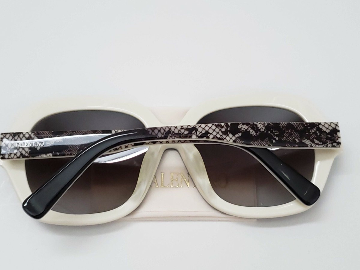 VALENTINO Lace Accented Oversized Sunglasses | eBay