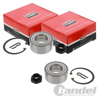 2X Mapco RADLAGER-SATZ Vorne Passend FüR CitroËN Berlingo BX Xantia Xsara ZX PEU