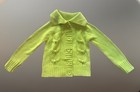GYMBOREE Girls Green cardigan Sweater Small 5-6 — photo 2