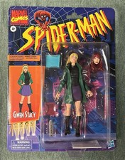 Retro Card Gwen Stacy Spider-Man Marvel Legends NEW Excellent Condition
