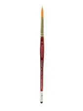 Grumbacher Goldenedge Synthetic Round Watercolor Brush, Size 8 (4620.8)