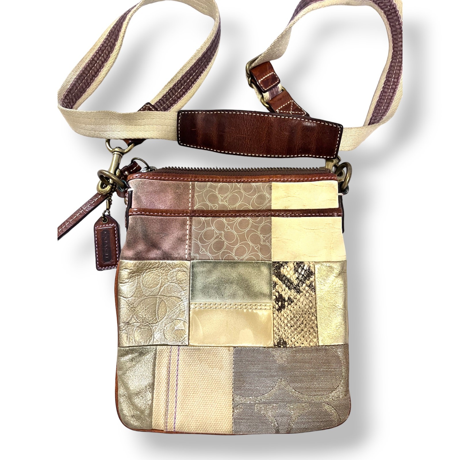 Coach No. B063-10006 Patchwork Style Crossbody Ba… - image 2