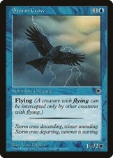 Storm Crow (Reminder Text) - Medium Play MTG Portal