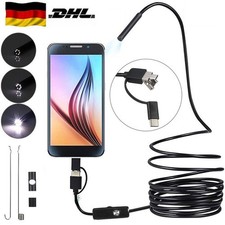3 in1 2M-10M USB Endoskop Kamera LED-HD Inspektion Wasserdicht PC Android Handy