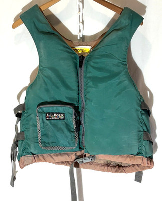 VTG LL Bean Extrasport Type 3 Life Vest Pocket Model SHA-4 Size XL Chest 46-48''