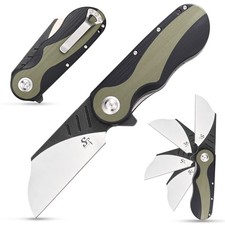 ST138 Folding ,Sandvik 14C28N Stainless Steel,G10 Handle EDC for Outdoor Camp...
