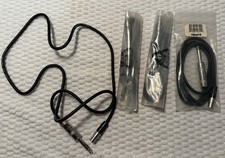 Set of 4 Wireless Beltpack to 1/4" Cables-New