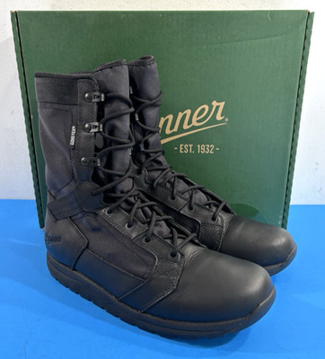 NIB 10.5 D MENS DANNER 50122 TACHYON GORETEX WATERPROOF BOOTS BLACK 10.5 D