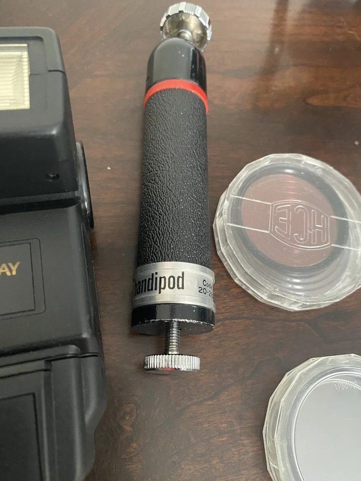 Lote de piezas de cámara vintage filtros de lentes difusores estuches de flash anillos ++ Foto 3 de 4