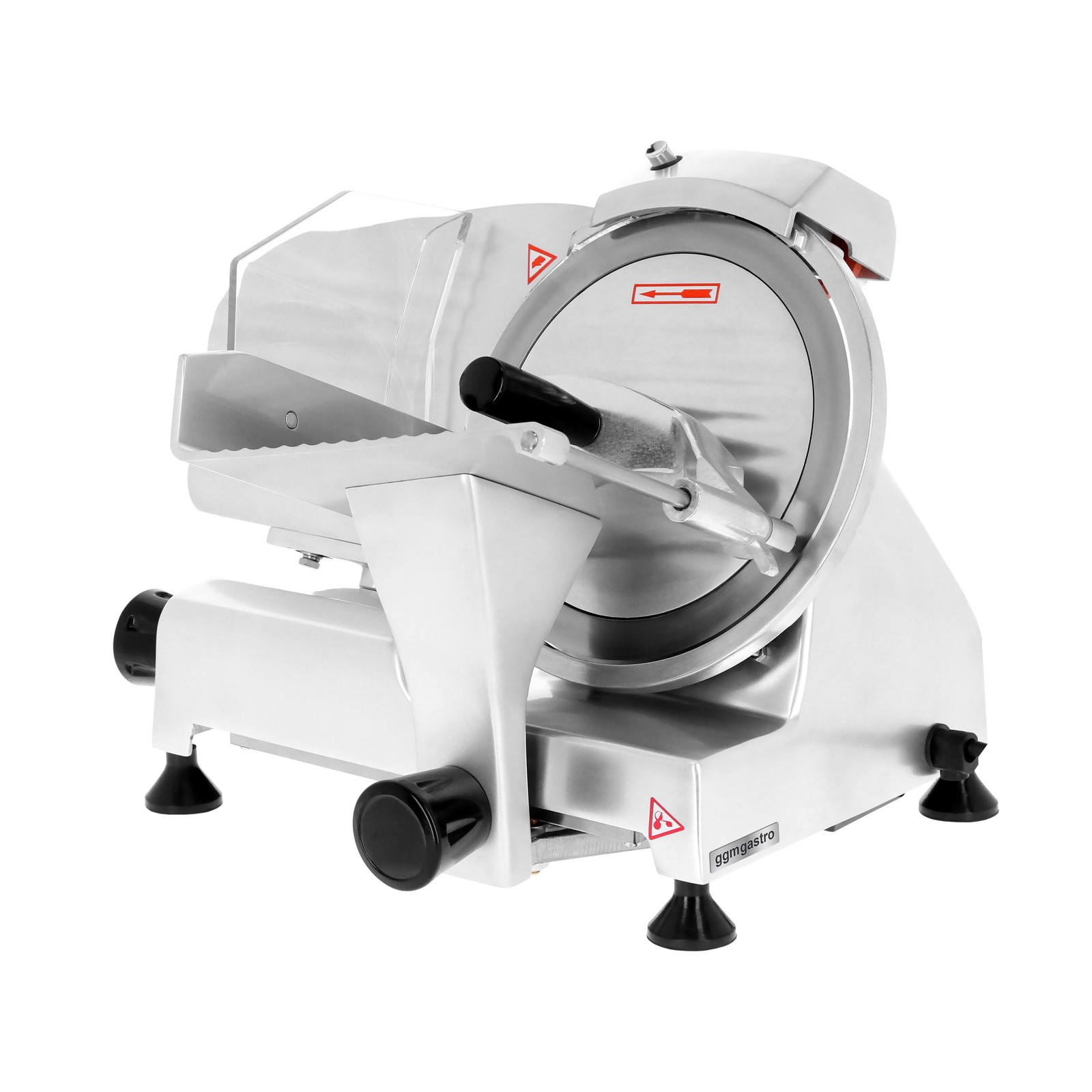 GGM Gastro Aufschnittmaschine mit schräger Schneidevorrichtung 120W 220mm-Messer
