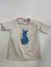 Kanu surf Girls Jade UPF Sun protective Rash guard Swim Shirt Size 8