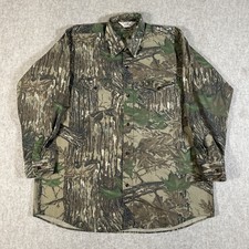 VTG Redhead Camo Long Sleeve Canvas Shirt 2X Long USA Made