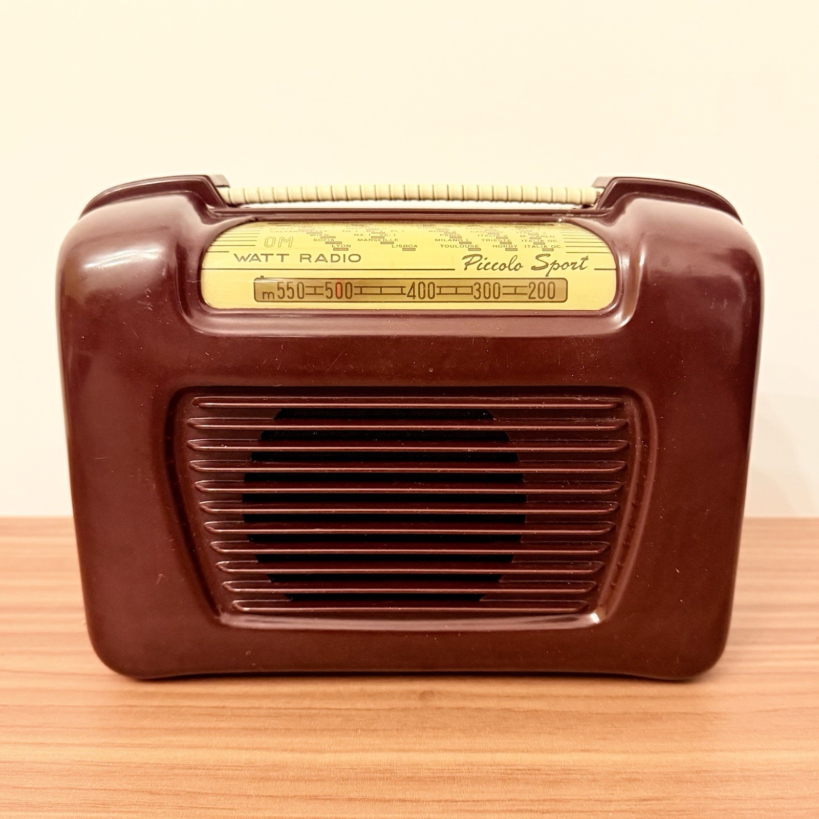 Radio Vintage Watt Klein Sport 1953 Bakelite Laptop A Valves Super Rare