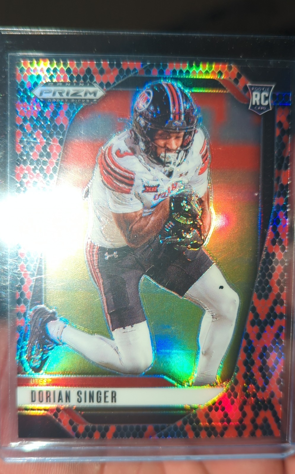 2025 Panini Prizm Draft Picks - Dorian Singer #168 Snake Skin Prizm (RC)