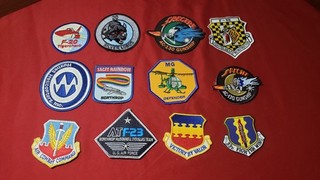 U.S. Air Force Squadron Patches Lot of 12 L4
