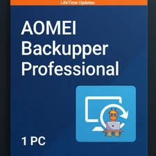 LifeTime Updates AOMEI Backupper Professional | 1 PC