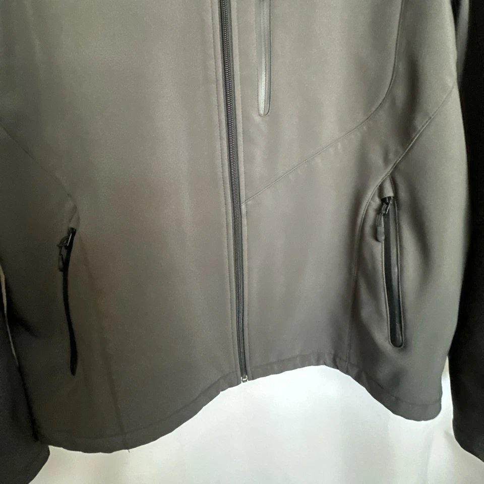 Chaqueta softshell gris XXL #037 Kirkland Signature para hombre Foto 2 de 4