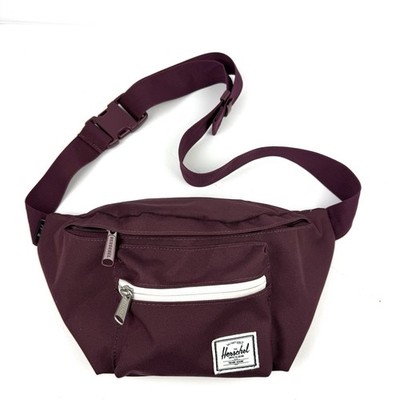 Herschel Supply Co. Essential Belt Bag LARGE Burgundy Canvas Waist Pack New
