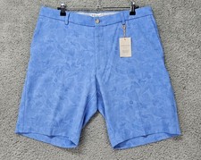 Peter Millar Crown Sport Salem Shorts Men  s 34 Blue Tropical Floral NWT
