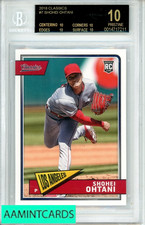 2018 TOPPS UPDATE AN INTERNATIONAL AFFAIR SHOHEI OHTANI #IA23 BGS 10 PRISTINE RC