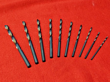 Various 1 - 60 Number Size Drill Bits Morse Marxman USA Individually Black Gold