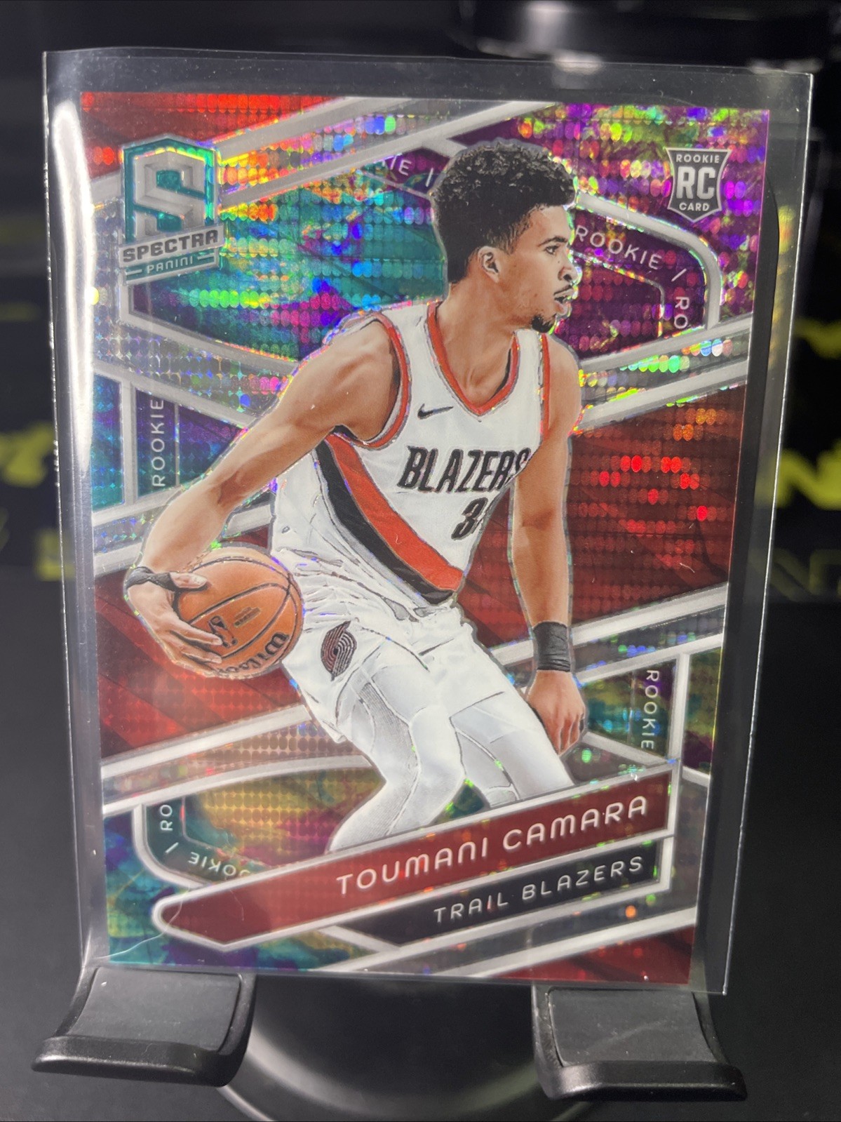 2023-24 Panini Spectra - Rookies Toumani Camara #173 Celestial Prizm /125 (RC)