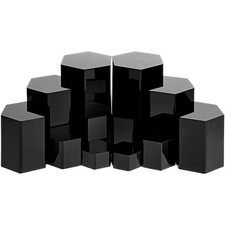 Jetec Hexagonal Jewelry Display Risers Hexagonal Market Display Risers Stands...