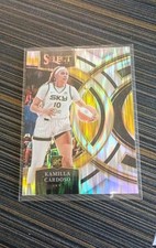 2024 Panini Select WNBA - Premier Level Kamilla Cardoso #195 Silver Flash Prizm