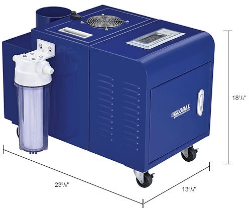 Global Industrial Ultrasonic Humidifier Cool Mist 80 Pints Output Per Day