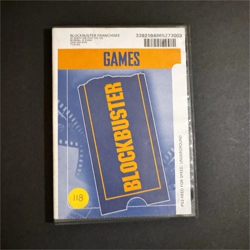 Need for Speed: Underground PS2 EA Games Racing E-Everyone Rental Case