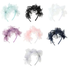 Lovely Floral Hair Bands Photo Booth Props Large Flower Headband Party Headpiece