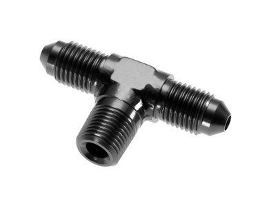 REDHORSE PERFORMANCE 4AN to 2AN(1/8) Tee With Thread On The Side- 825-04-02-2