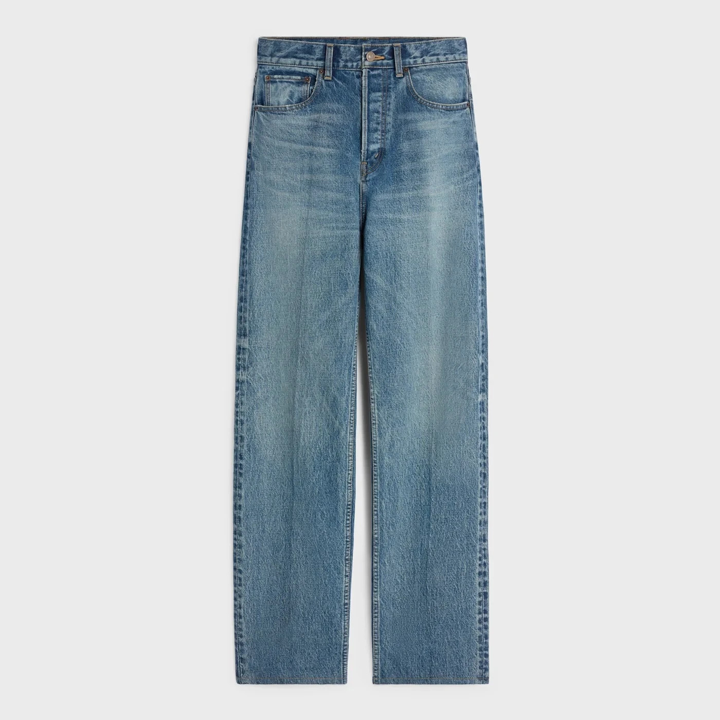 CELINE Boyfriend 001 Vivienne Glass Denim Jeans New & Authentic